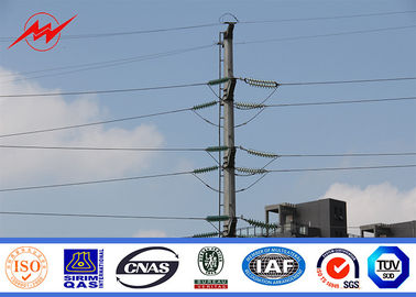 Trung Quốc 11m Conical Octagonal Electrical Utility Poles For 69 kv Powerful Transmission Line nhà cung cấp