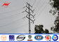 12m Q345 Bitumen Electrical Power Pole , Polygonal Steel Transmission Pole nhà cung cấp