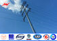 11.8M 50KN 6mm Thikcness Steel Utility Pole For Electrical Power Tower nhà cung cấp